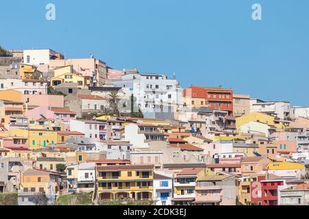 Italie, Sardaigne, province de Sassari, Castelsardo, Vieille ville Banque D'Images