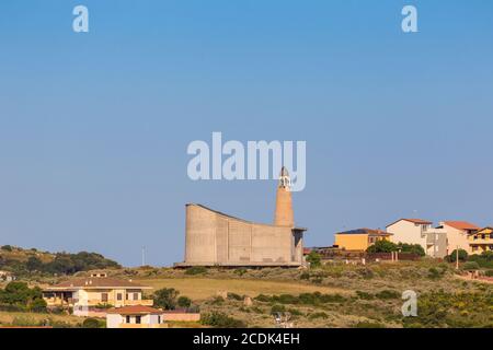 Italie, Sardaigne, province de Sassari, Castelsardo, Eglise Banque D'Images