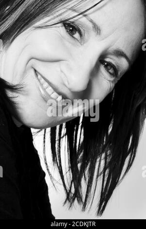 Personnes âgées woman smiling Banque D'Images