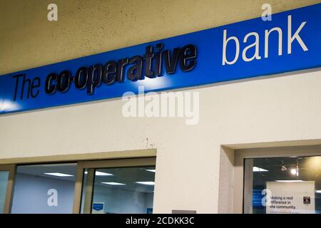 Londres, Royaume-Uni. 28 août 2020. Une succursale de la Co-operative Bank. Credit: Dinendra Haria/SOPA Images/ZUMA Wire/Alay Live News Banque D'Images