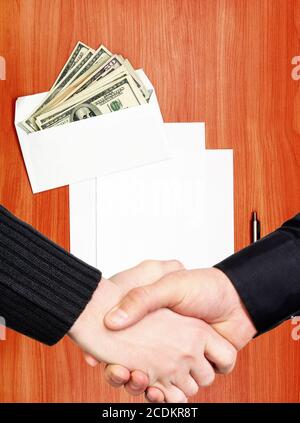 Concept de poignée de main Banque D'Images