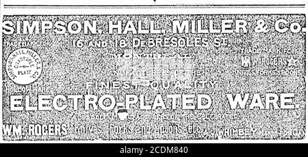 . Daily Colonist (1893-03-23) . t Brands.RUM—•lamiilcaami Dcnierara, Uhilo Hum.H O LLA N OS—SohDapp. Silvorstroani.GL Isl—I&lt non sucré;onaon,COGNAC BRAIMDIES-le meilleur, x. xx aod X KX. LIQUEURS. BITTERS, ETC. - UN ASSORTIMENT DE JEUNES. N° 39 et 41 Johnson Street Eel The JAPANESEART MUSEUM p. A. NICOLLE & COY 9G Vates St.i (bloc Wilson), et à Hlngo, Japon. n WO l'Ifirgoat anil brat nssortoi pt CK Jamiiiu.so Wnrea.otc, i liritisli i oliiiini, par bateau, D-RUI, par bateau.• tn m leur llini dans J.i van. Ylaltoni et le public litéaeral nre invité à inspecter les coUeotiuns variés du Japon-eao Banque D'Images