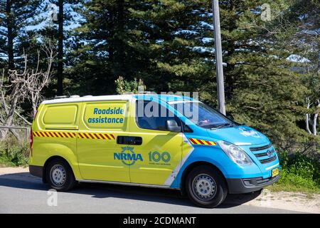 Véhicule d'intervention en cas de panne de voiture NRMA à Sydney, en Australie Banque D'Images