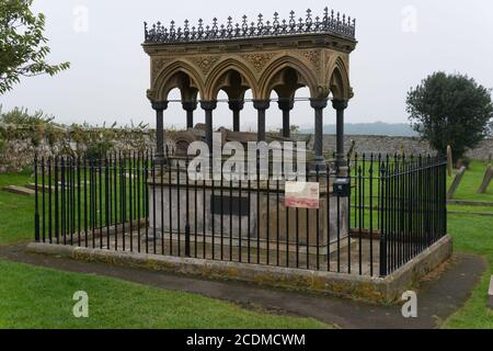 Grave de Grace Darling, Bamburgh, Northumberland, Royaume-Uni Banque D'Images