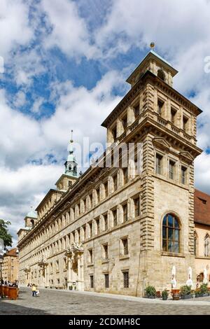 Hôtel de ville de la Renaissance, également appelé bâtiment de Wolff, construit 1616-1622, vieille ville de Nuremberg, moyenne-Franconie, Franconie, Bavière, Allemagne Banque D'Images