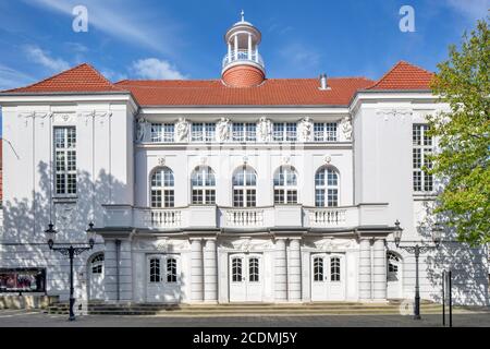 Théâtre municipal, Minden, Westphalie orientale, Rhénanie-du-Nord-Westphalie, Allemagne Banque D'Images