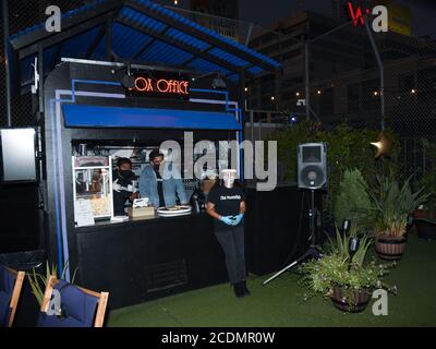 27 août 2020, Hollywood, Californie, Etats-Unis: Atmosphère générale au Burbank International film Festival lancement au Montalbán (Image crédit : © Billy Bennight/ZUMA Wire) Banque D'Images