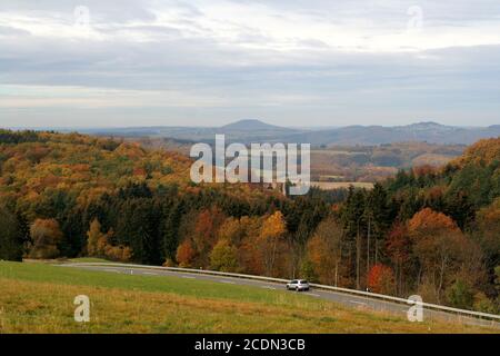 Automne dans l'Eifel, allemagne Banque D'Images