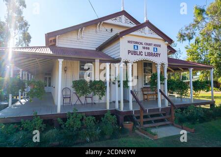 Bibliothèque publique, Tambo, Queensland, Australie Banque D'Images