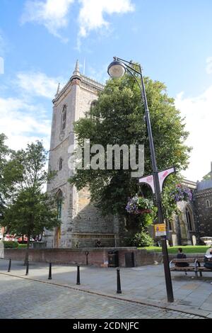 Église paroissiale de All Saints, Castle Street, High Wycombe, Royaume-Uni Banque D'Images