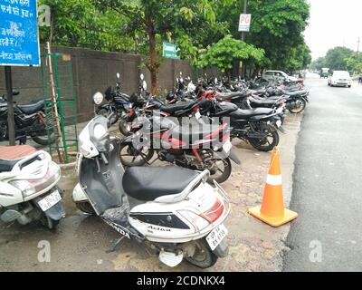 Une photo de l'aire de stationnement Banque D'Images