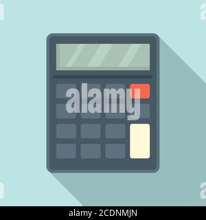 Icône calculateur d'audit. Illustration plate de l'icône vectorielle de la calculatrice d'audit pour la conception Web Illustration de Vecteur