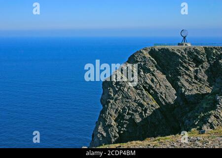 Cap Nord et océan Arctique Banque D'Images