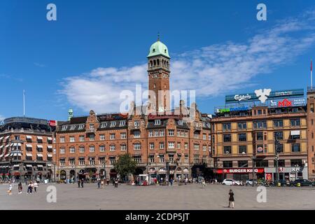 DAS ehemaligs Hotel Bristol auf dem Rathausplatz Rådhuspladsen in der dänischen Hauptstadt Kopenhagen, Dänemark, Europa | l'ancien Hotel Bristol Banque D'Images