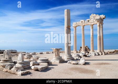 Temple d'Apollon ruines antiques Banque D'Images