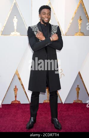 04 mars 2018 - Hollywood, Californie - Chadwick Boseman. 90e prix annuel de l'Académie remis par l'Académie des arts de la scène et des sciences au Hollywood & Highland Center. (Image de crédit : © A.M. P.A.S/AdMedia via ZUMA Wire) Banque D'Images