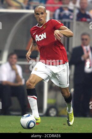 Gabriel Obertan #26 de Manchester United lors du match des MLS All-Star 2010 contre les MLS All-Stars au reliant Stadium, le 28 2010 juillet, à Houston, Banque D'Images