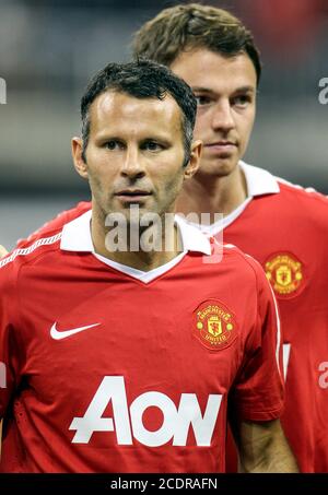 Ryan Giggs de Manchester United lors du match MLS All-Star 2010 contre les MLS All-Stars au reliant Stadium, le 28 2010 juillet, à Houston, Texas .M Banque D'Images