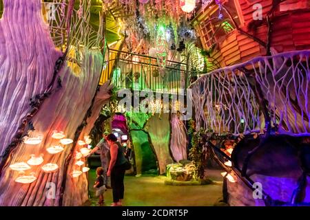 Meow Wolf est un divertissement de réalité altérée à Santa Fe, Nouveau-Mexique Banque D'Images