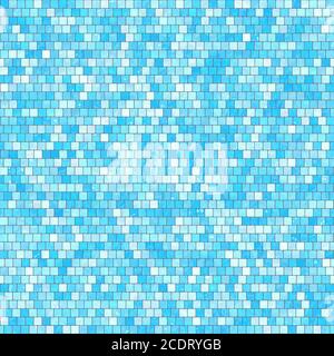 Arrière-plan de la mosaïque bleu en céramique seamless texture en piscine ou la cuisine Banque D'Images