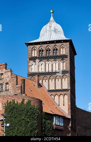 Castle Gate, Lübeck, Allemagne Banque D'Images