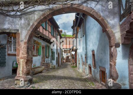 Riquewihr en Alsace Banque D'Images