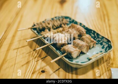 cuisine japonaise au restaurant izakaya Banque D'Images