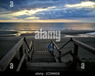 Rantum Beach Sylt Banque D'Images