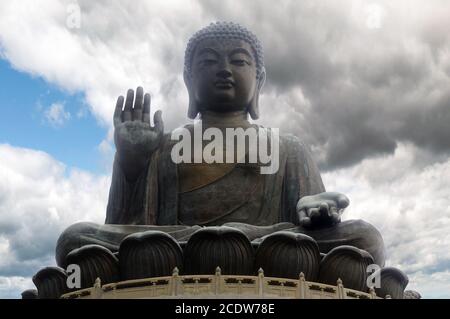 L'énorme Bouddha Tian Tan à po Lin Banque D'Images