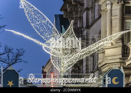 Marché de Noël à Wiesbaden Banque D'Images