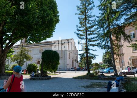 gubbio,italie août 29 2020:église de San Francesco dans la ville De Gubbio Banque D'Images