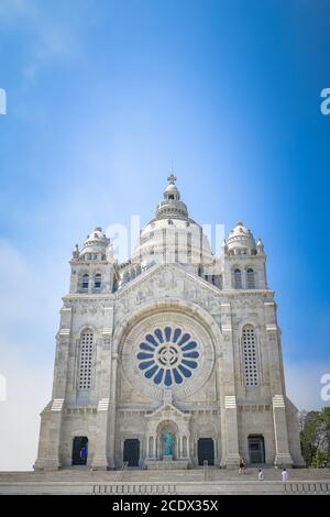 Portugal, Viana do Castello, Eglise du Sacré coeur de Jésus Santa Luzia. Le « Sacré cœur », la basilique Sainte-Lucie (basilique de Santa Luzia), Banque D'Images