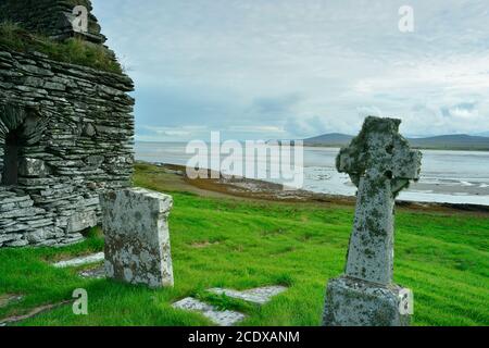 Kilnave Chapel Islay Ecosse Royaume-Uni Banque D'Images