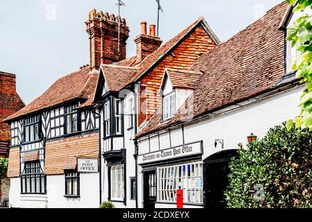 Dorchester (Oxfordshire) : ancien bureau de poste Banque D'Images