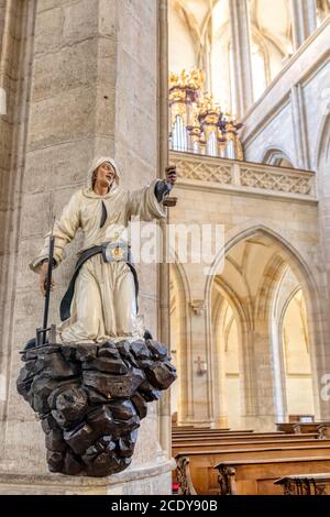 Intérieur de la cathédrale Kutna Hora. République tchèque Banque D'Images