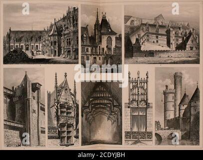 . L'encyclopédie iconographique des arts et des sciences . 1. Ancienne porte de pont de muguet au-dessus de la Moldau nt Prague. 2. St. Pauls Gale (Spahlenllior) alTransylvanie, B.«le. ,.N™»»^S»I. Saxe- 4. Uenelinger Gale à Stcndal. $. Florian Gale à Cracovie. Château Vajda-Hunyad en français. f^f^THlC PLAQUE d'ARCHITECTURE 37.. I. Palais de Justice de Rouen, 2. Maison de Jacques Cffiur à Bourges. 3. Hotel Clunythe H«ID de la Trcmnuille à Paris. 8. Hall à Ellhann, Angleterre. À Paris. 4. FOT*° ^^nne. S. Abaissez les casseroles. 6. Durmcr-window o( le CMteau Josselin (Uritlany). 7. Fenêtre de i italien. ARCHI GOTHIQUE Banque D'Images