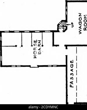 . Bâtiments agricoles modernes : être des suggestions pour les façons les plus approuvées de concevoir la grange à vache, laiterie, grange à cheval, grange à foin, sheepcote, porcherie, fosse à fumier, maison de poulet, cave à racines, maison de glace, et autres bâtiments du groupe agricole, sur des lignes pratiques, sanitaires et artistiques. UN BEL ENVIRONNEMENT POUR LE GROUPE AGRICOLE. CONSTRUCTION DE FERMES POUR JAMES SPEYER, ESQ., SCARBORO, N. Y.. 13 Banque D'Images