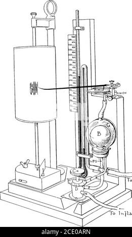 . L'étude clinique de la pression artérielle : un guide pour l'utilisation du sphygmomanomètre en médecine, chirurgie, et la pratique obstétricale, avec un résumé des faits expérimentaux et cliniques relatifs à la tension artérielle dans la santé et dans la maladie . du pouls et le point de pulsation maximale sont rendus si clairement visibles, que les erreurs subjectives sont min-imisées. Construction spéciale.—le mécanisme de cet instrument est plus compliqué que ceux décrits précédemment, et complètement original, mais la seule différence essentielle est l'ajout d'un dispositif d'enregistrement. Figure 27 montre l'ensemble Banque D'Images