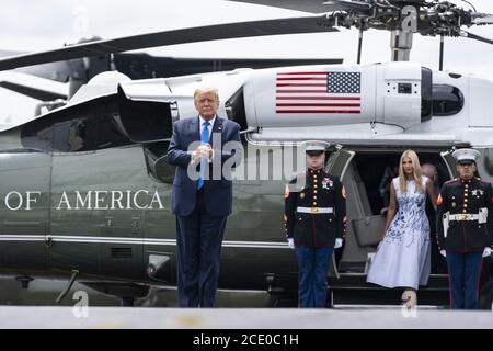 Washington, États-Unis d'Amérique. 24 août 2020. WASHINGTON, DC - SEMAINE DU 02 FÉVRIER 2020: Président Donald Trump personnes: Président Donald Trump crédit: Storms Media Group/Alay Live News Banque D'Images