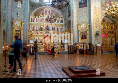 Sviyazhsk/Russie-05.07.2020:à l'intérieur du monastère de Sviyazhsk Banque D'Images