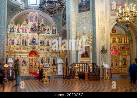 Sviyazhsk/Russie-05.07.2020:à l'intérieur du monastère de Sviyazhsk Banque D'Images