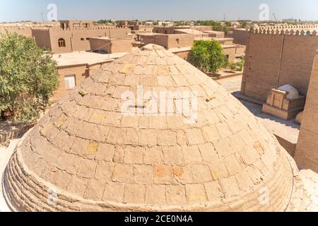 La vue à l'intérieur de la forteresse Itchan Kala Banque D'Images