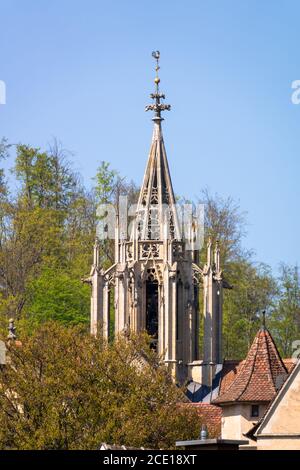 Bebenhausen avec monastère Banque D'Images