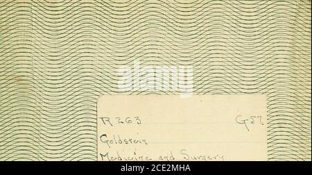 . Cent ans de médecine et de chirurgie au Missouri; revue historique et biographique des carrières des médecins et chirurgiens de l'état du Missouri, et croquis de certaines de ses institutions médicales remarquables. VeAss^e- & lt;xi6, Oovvvat-nr^ Banque D'Images