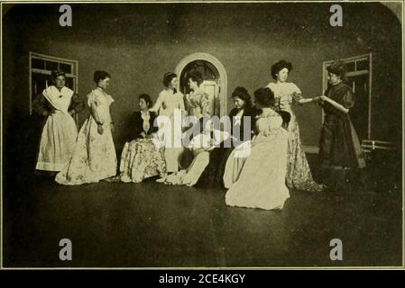 . Mary Baldwin Seminary Bluestocking 1909 . Banque D'Images