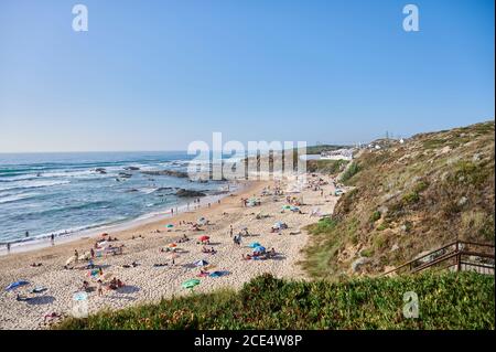 Photos des vacances à Porto Covo, Portugal en juillet 2020 Banque D'Images