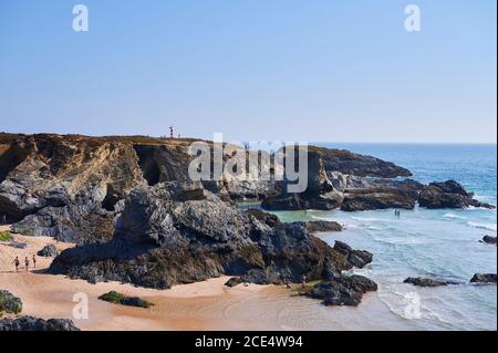 Photos des vacances à Porto Covo, Portugal en juillet 2020 Banque D'Images