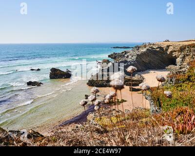 Photos des vacances à Porto Covo, Portugal en juillet 2020 Banque D'Images