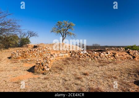 Ruines de Kami, ancienne capitale de la dynastie Torwa, banlieue de Bulawayo, Zimbabwe, Afrique Banque D'Images