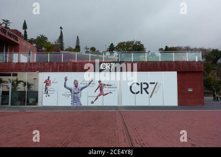 CR7 Cristiano Ronaldo museum à Funchal, Madère Banque D'Images